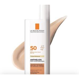 La Roche -Posay SPF 50 Tinted Mineral Light Fluid Sunscreen Exp 1-26